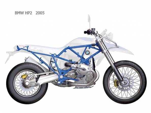 BMW HP2 naked 2005