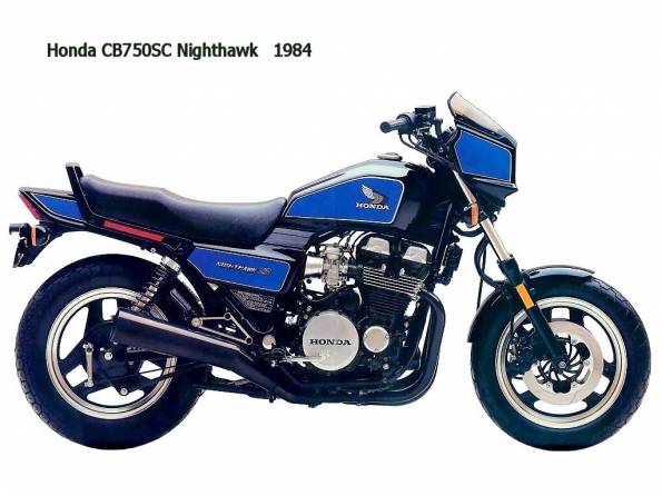 Honda CB750SC Nighthawk 1984