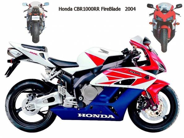 Honda CBR1000RR FireBlade fb 2004