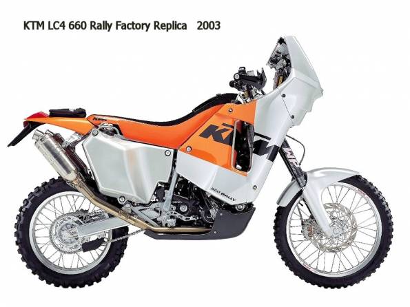 KTM LC4 660 RallyFactoryReplica 2003