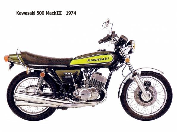 Kawasaki 500 MachIII 1974