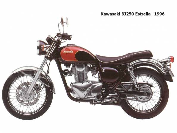 Kawasaki BJ250 Estrella 1996