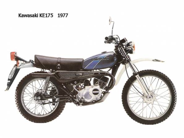 Kawasaki KE175 1977