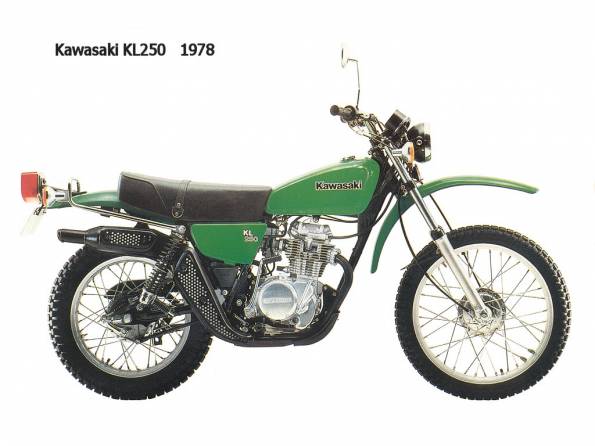 Kawasaki KL250 1978