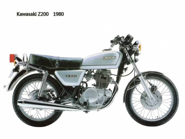 Kawasaki Z200 1980