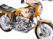 BMW R90S 1974 ghosted