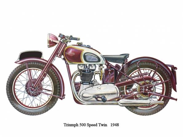 Triumph 500 SpeedTwin 1948