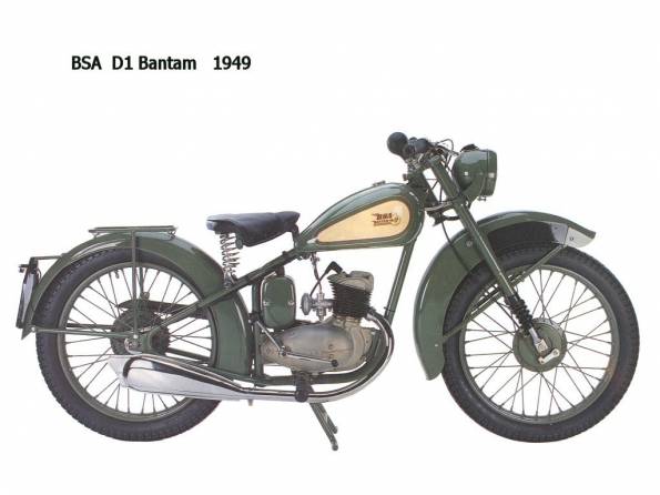 BSA D1 Bantam 1949