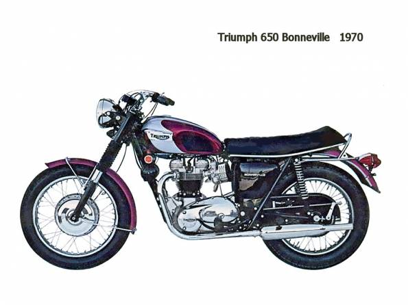 Triumph 650 Bonneville 1970